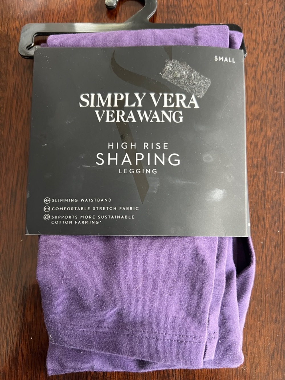 Simply Vera Vera Wang High Rise Shaping Legging - Purple
